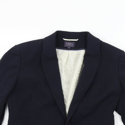 Marks and Spencer Womens Blue   Jacket Blazer Size 10