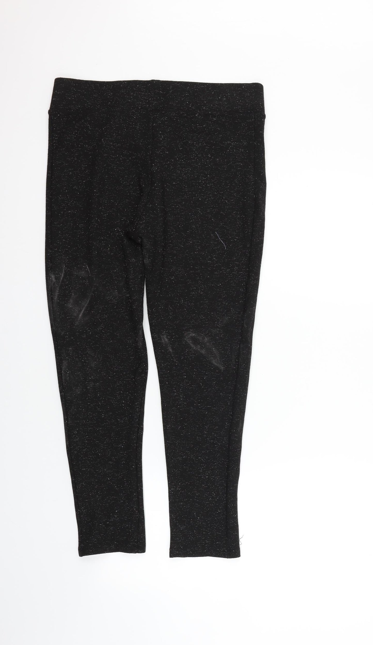 Womens UK Size 12 NEXT Regular Fit Sweatpants Black Trousers