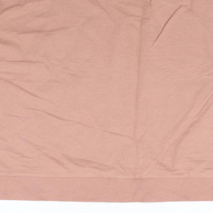 Womens UK Size M Divided Beige Henley Jumper