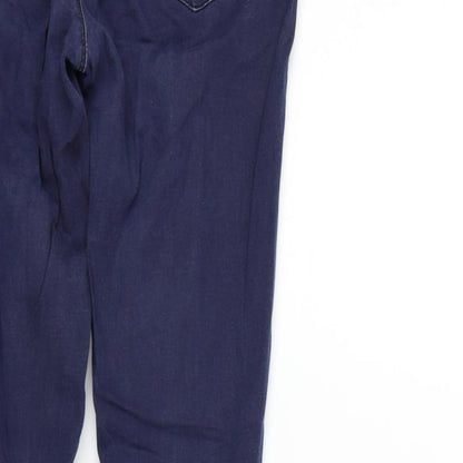 Topshop Womens Black   Straight Jeans Size 28 in L34 in