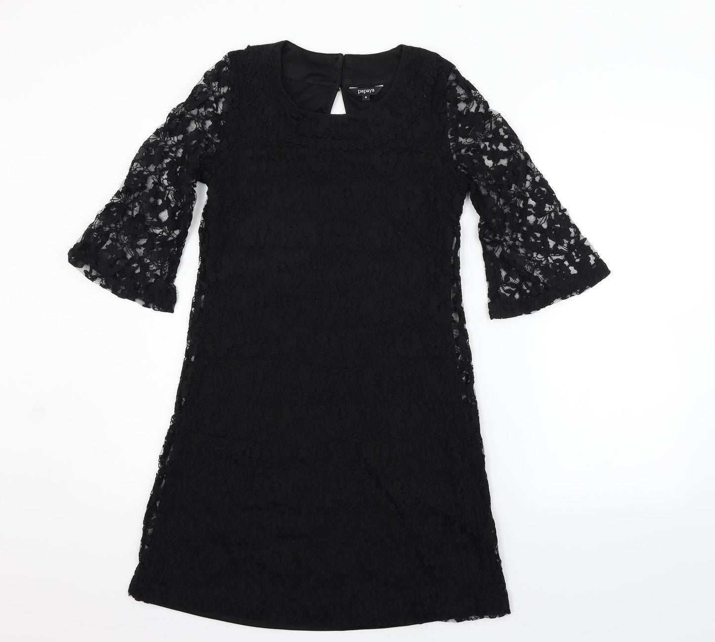 Papaya Womens Black   Fit & Flare  Size 8