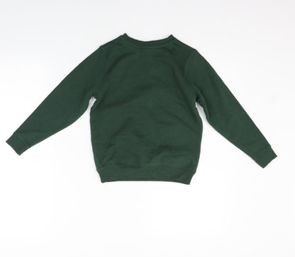 Tu Boys Green   Pullover Jumper Size 6 Years