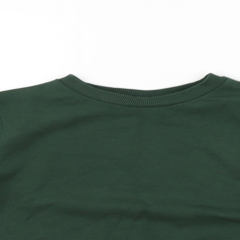 Tu Boys Green   Pullover Jumper Size 6 Years