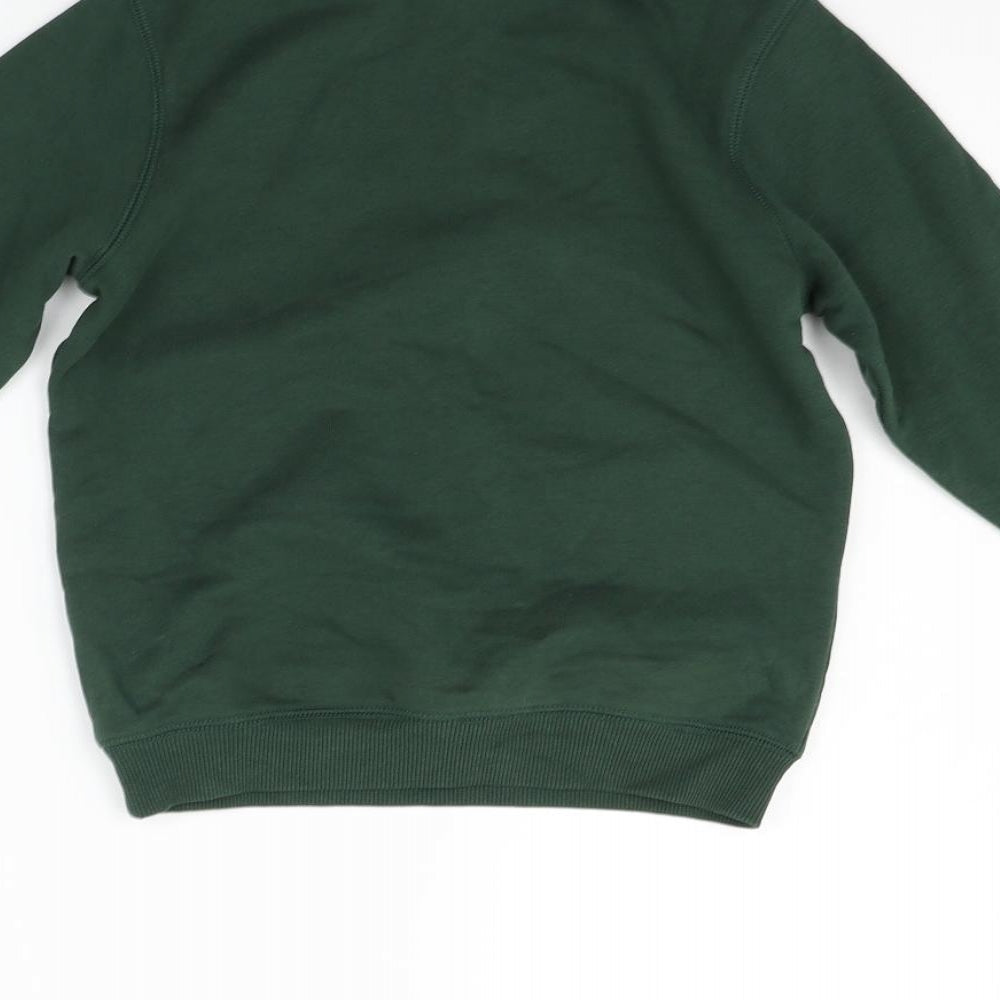 Tu Boys Green   Pullover Jumper Size 6 Years