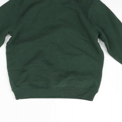 Tu Boys Green   Pullover Jumper Size 6 Years