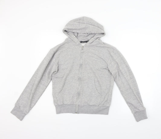 Boohoo Womens Grey   Gilet Jacket Size 6