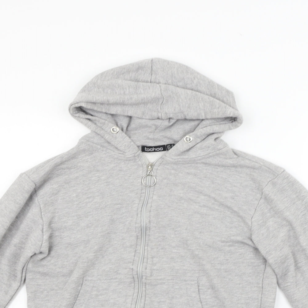 Boohoo Womens Grey   Gilet Jacket Size 6