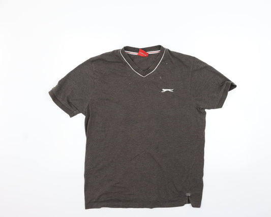 Slazenger Mens Brown    T-Shirt Size M