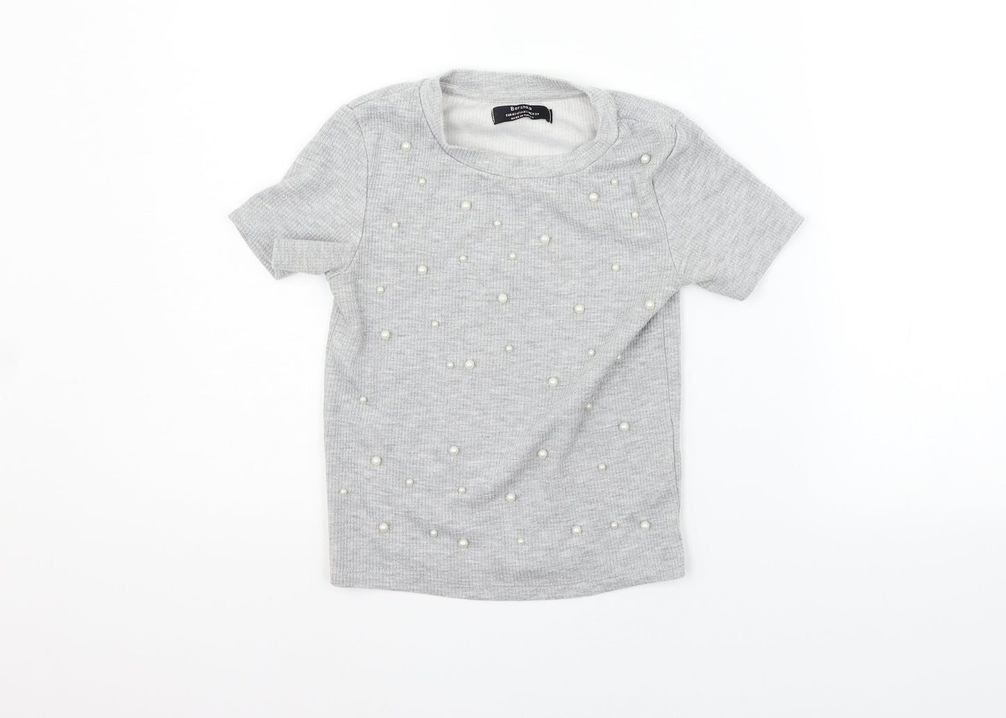 Berkshka Womens Grey   Basic T-Shirt Size XS