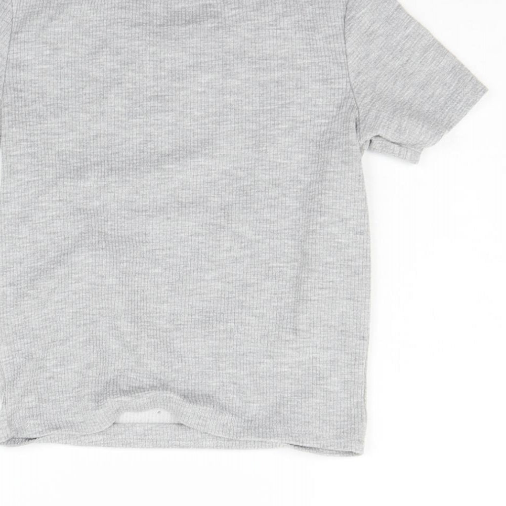 Berkshka Womens Grey   Basic T-Shirt Size XS