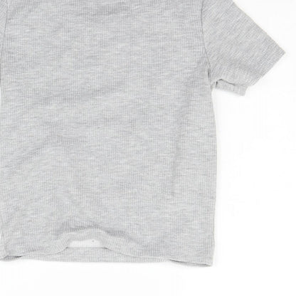 Berkshka Womens Grey   Basic T-Shirt Size XS