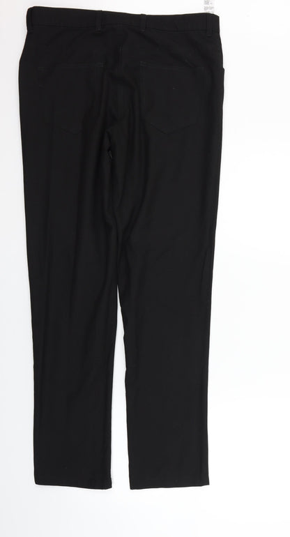 Burton Menswear Womens Black   Trousers  Size 34 in L31 in
