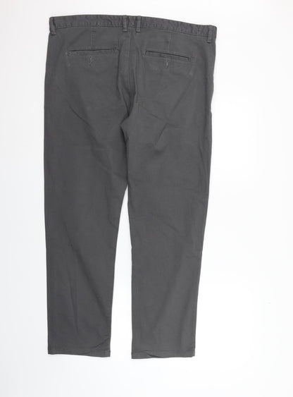 Womens UK Size 38 in deniem & co Regular Fit  Grey Trousers