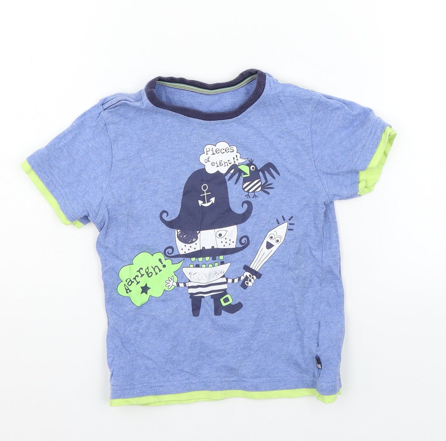 Marks and Spencer Girls Blue   Basic Polo Size 3-4 Years