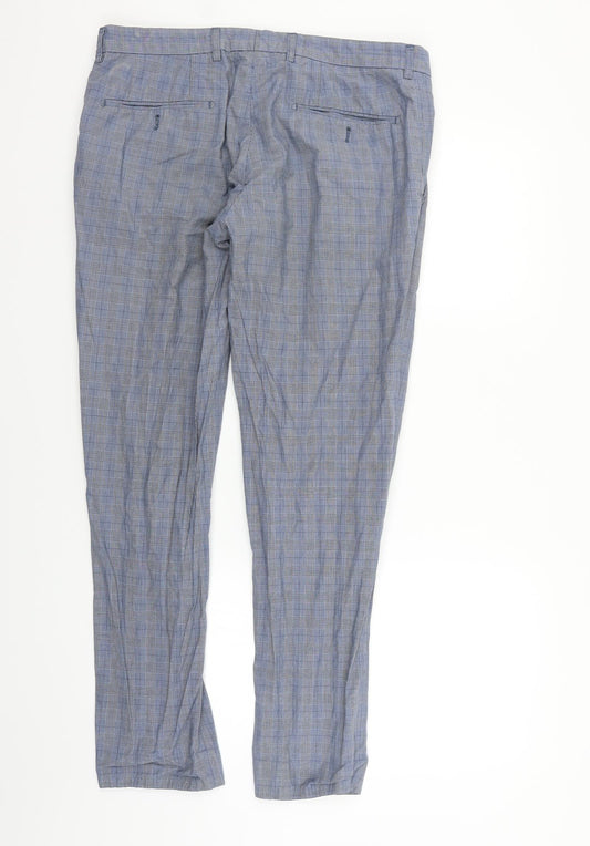 Womens UK Size 34 in NEXT Regular Fit  Blue Trousers