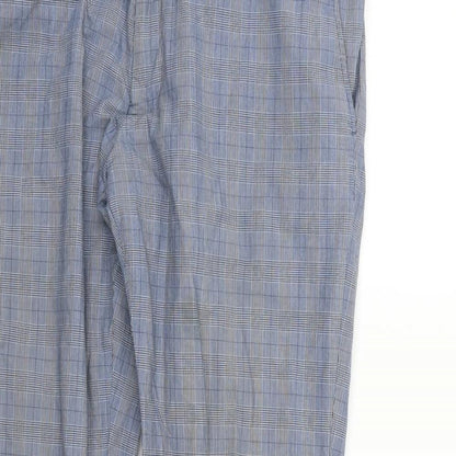 Womens UK Size 34 in NEXT Regular Fit  Blue Trousers