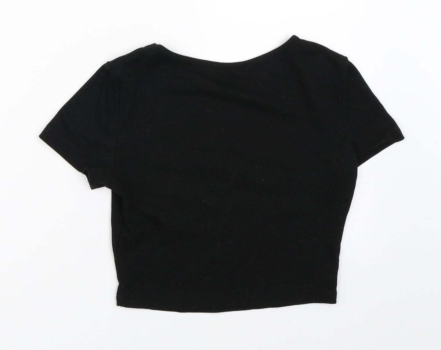 SheIn Womens Black   Basic T-Shirt Size S