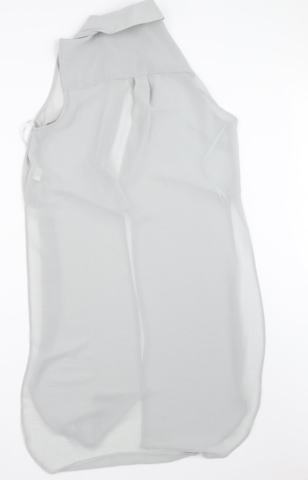 Womens UK Size 12 Atmosphere Grey Basic Button-Up