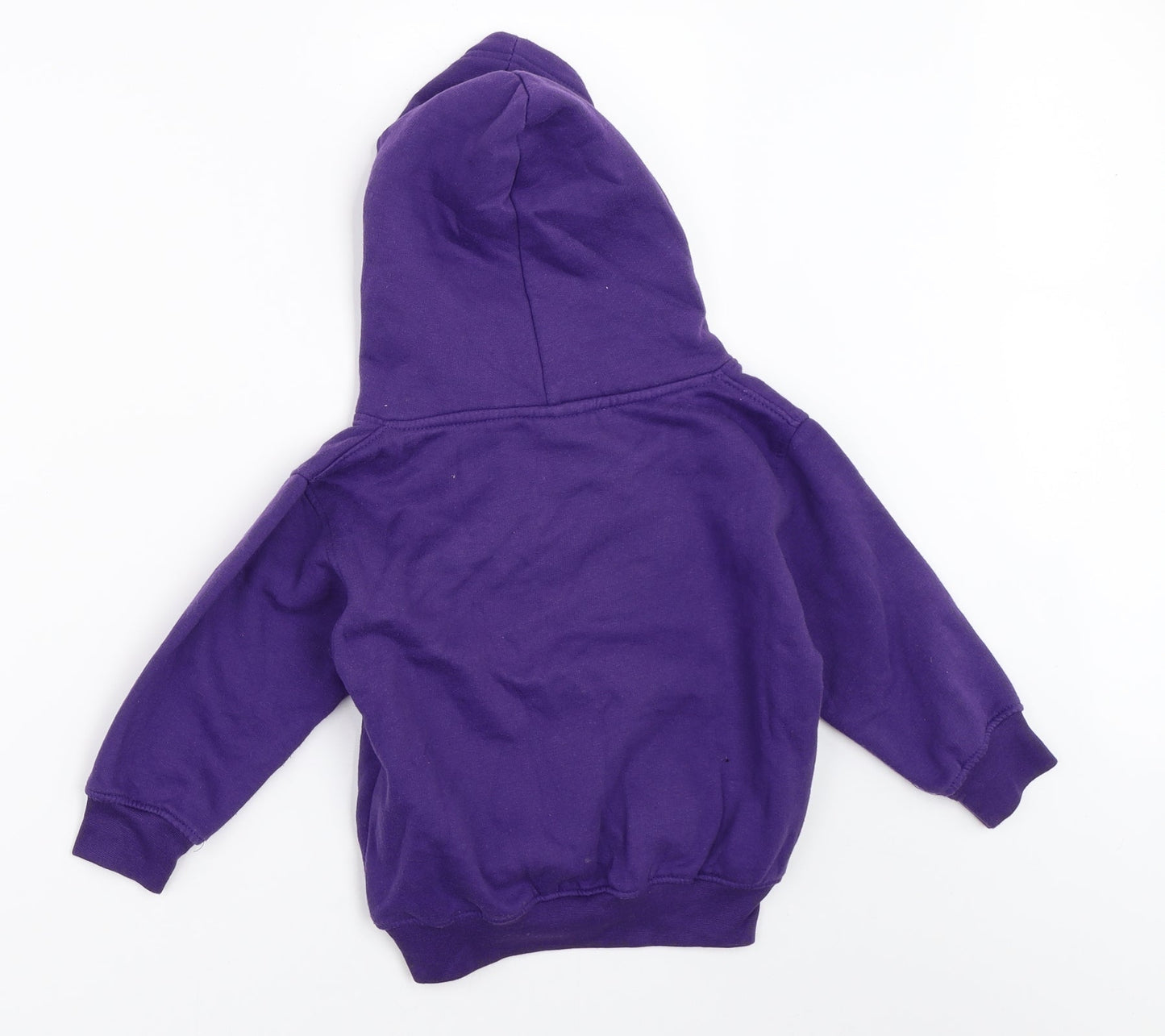 Uneek Girls Purple   Pullover Hoodie Size 3-4 Years  - mickey mouse