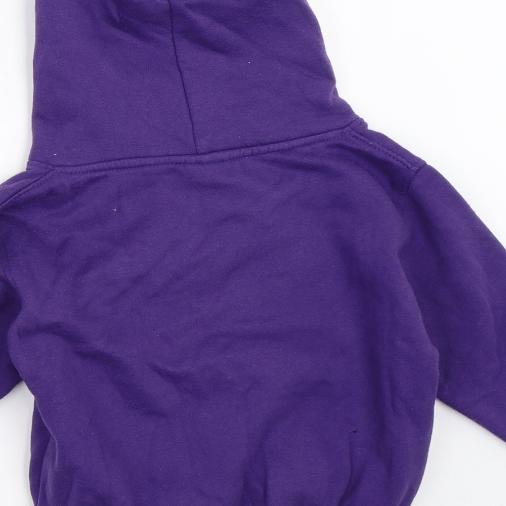 Uneek Girls Purple   Pullover Hoodie Size 3-4 Years  - mickey mouse