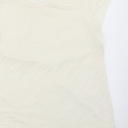 George Womens Ivory   Basic Blouse Size 14