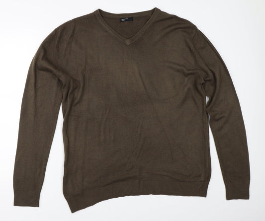 Cedar Wood State Mens Brown   Pullover Jumper Size L