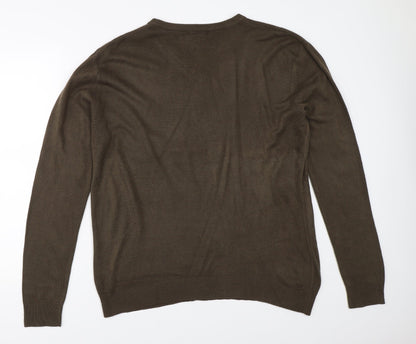 Cedar Wood State Mens Brown   Pullover Jumper Size L