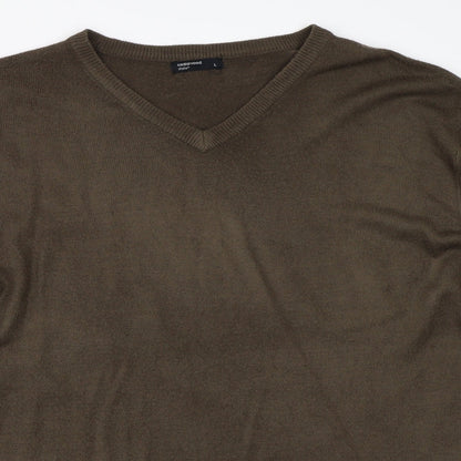 Cedar Wood State Mens Brown   Pullover Jumper Size L