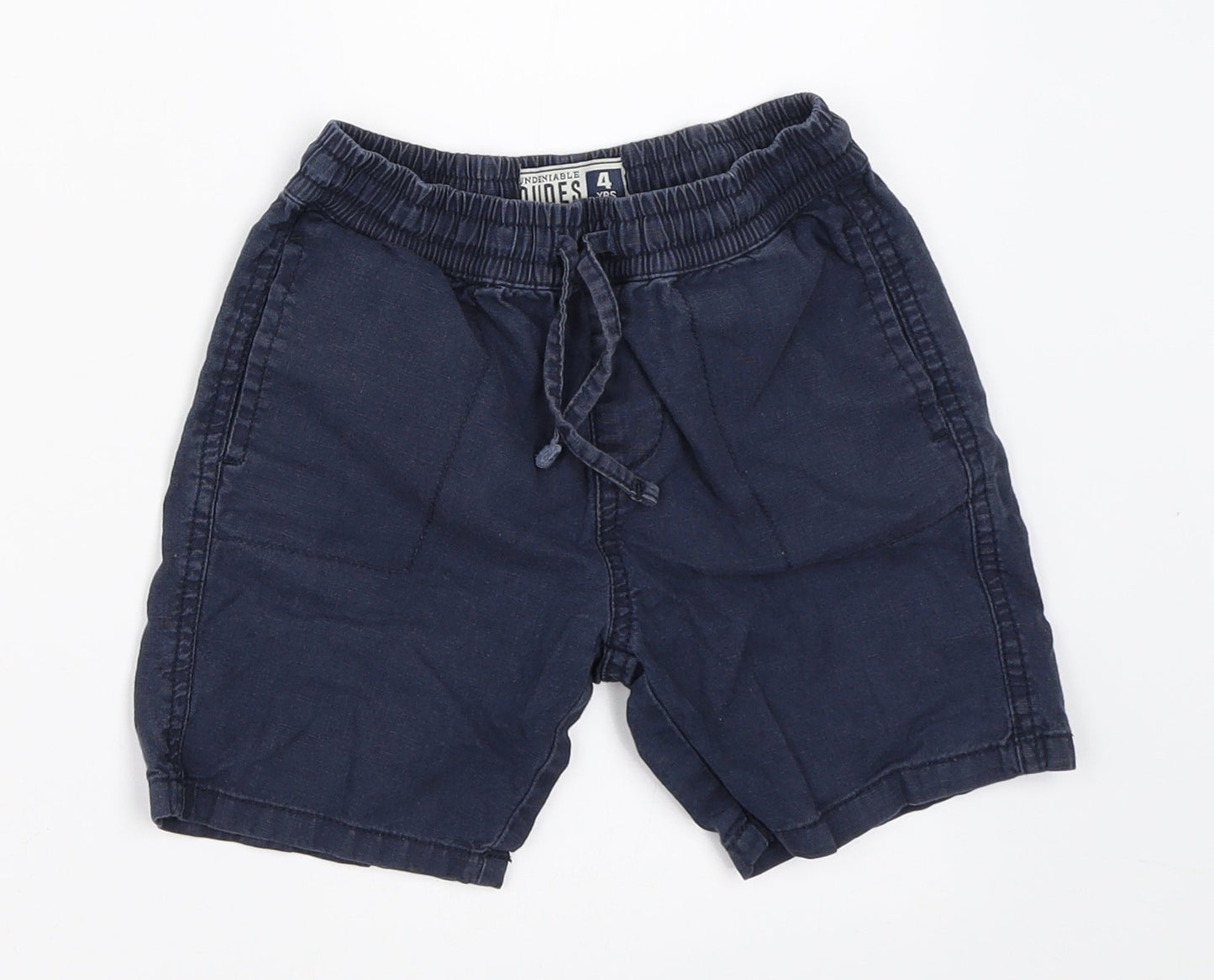 Matalan Boys Blue   Chino Shorts Size 4 Years