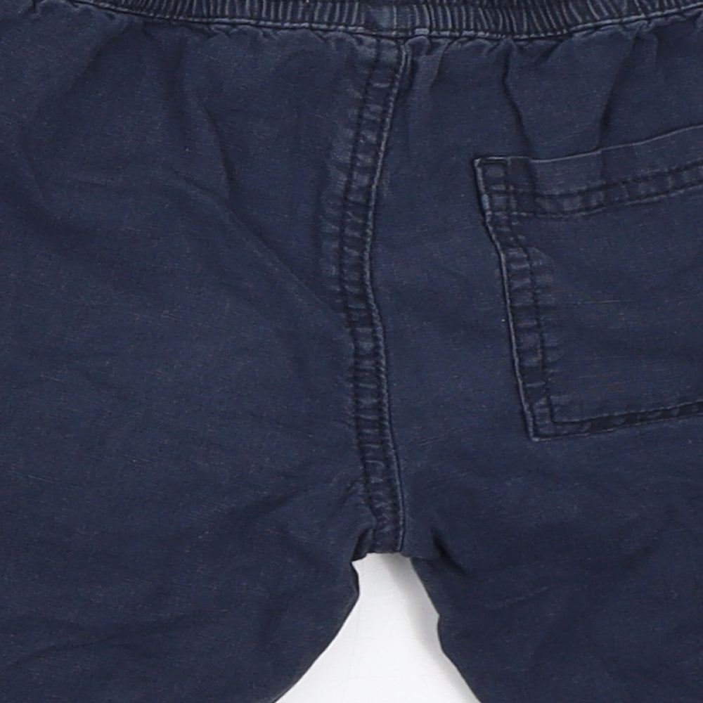Matalan Boys Blue   Chino Shorts Size 4 Years