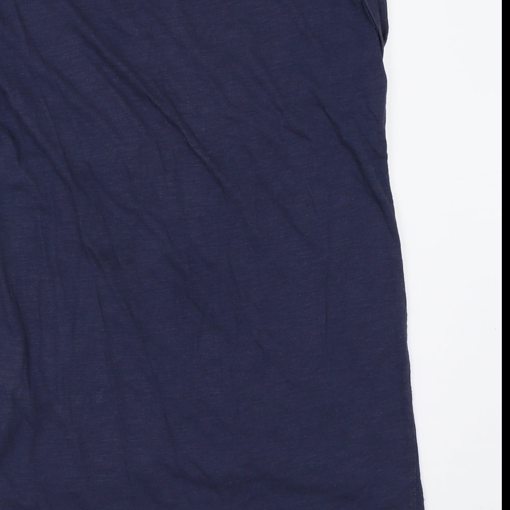 Womens UK Size 10 Atmosphere Blue Basic T-Shirt