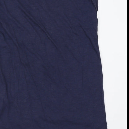 Womens UK Size 10 Atmosphere Blue Basic T-Shirt