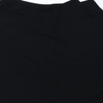 Womens UK Size L BM Black Camisole T-Shirt