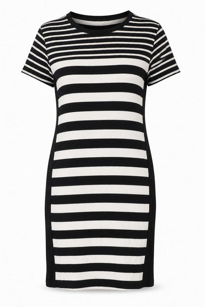 Zara Womens Black Striped  Bodycon  Size S