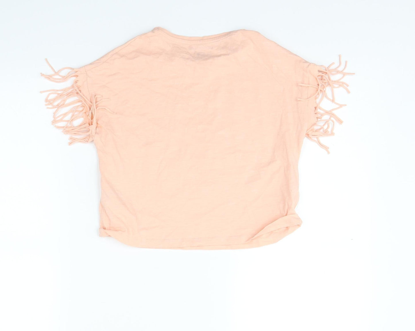 F&F Girls Beige   Basic T-Shirt Size 8-9 Years  - Miami Beach