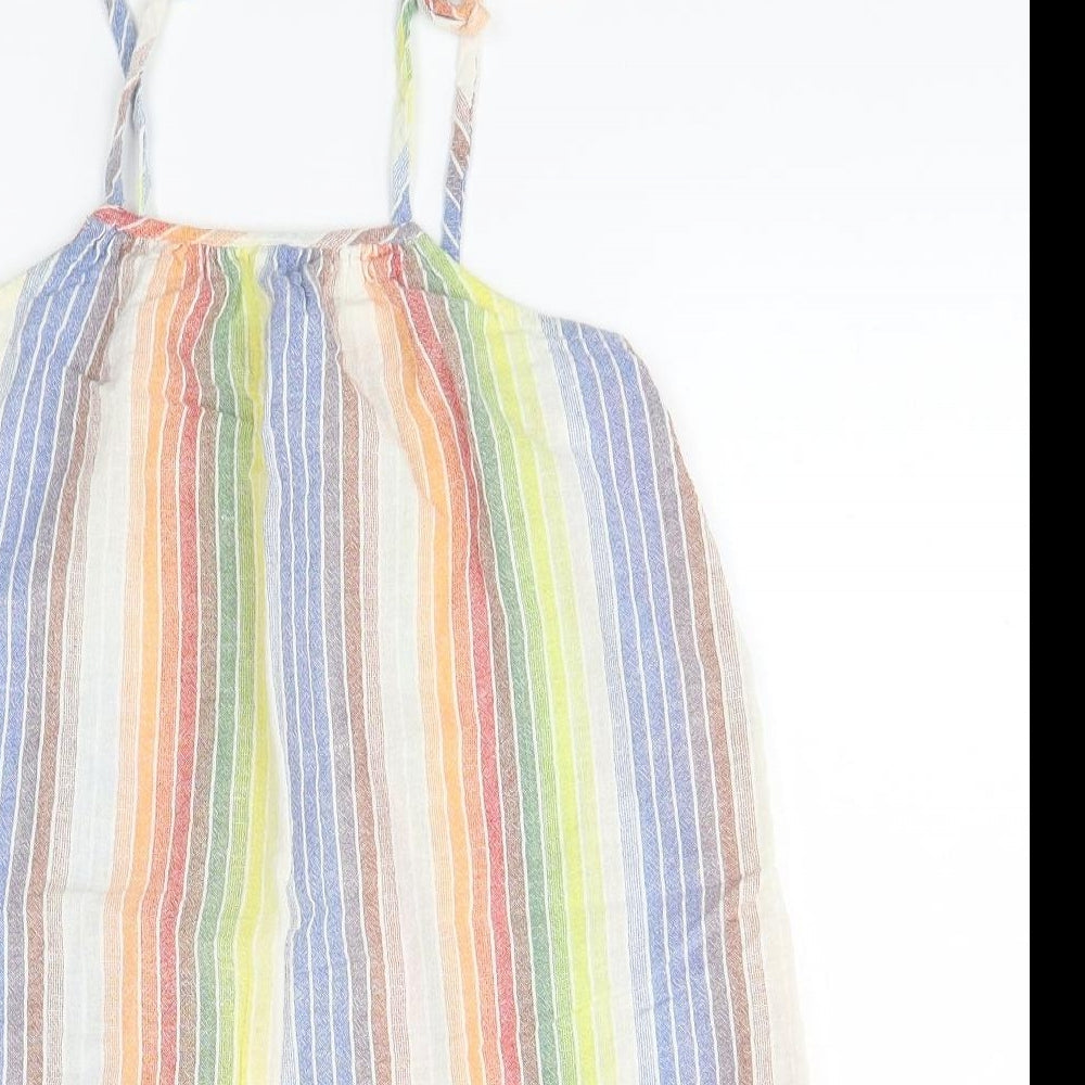 Womens UK Size XS Urban Outfitters Multicoloured Basic Tank