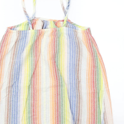 Womens UK Size XS Urban Outfitters Multicoloured Basic Tank