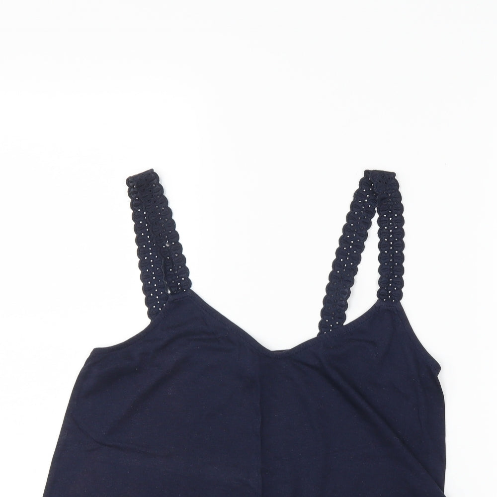 Great Plains Womens Blue   Basic Tank Size S