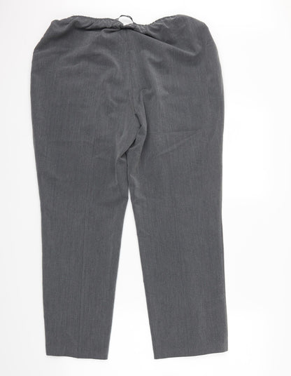 Womens UK Size 16 BM Regular Fit  Grey Trousers