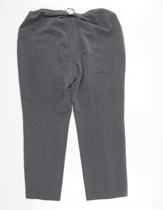 Womens UK Size 16 BM Regular Fit  Grey Trousers