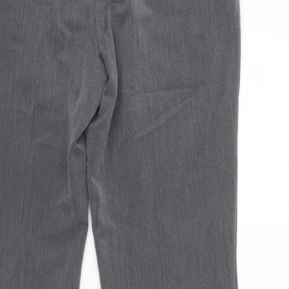 Womens UK Size 16 BM Regular Fit  Grey Trousers