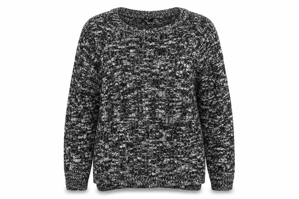 Womens UK Size L F&F Black Pullover Jumper