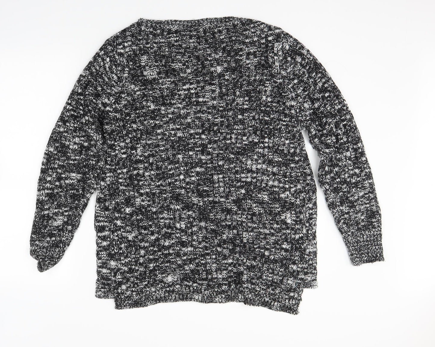 Womens UK Size L F&F Black Pullover Jumper