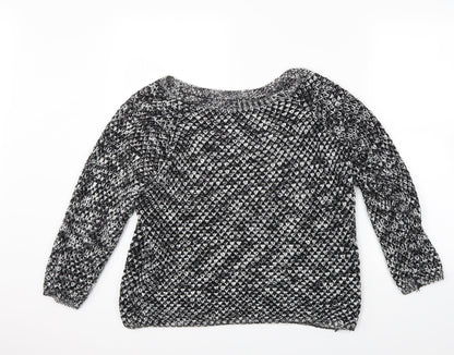 Womens UK Size M Preworn Black Pullover Jumper