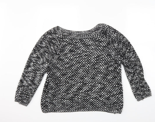 Womens UK Size M Preworn Black Pullover Jumper