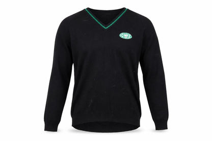 Performance Mens Black  Knit Pullover Jumper Size M