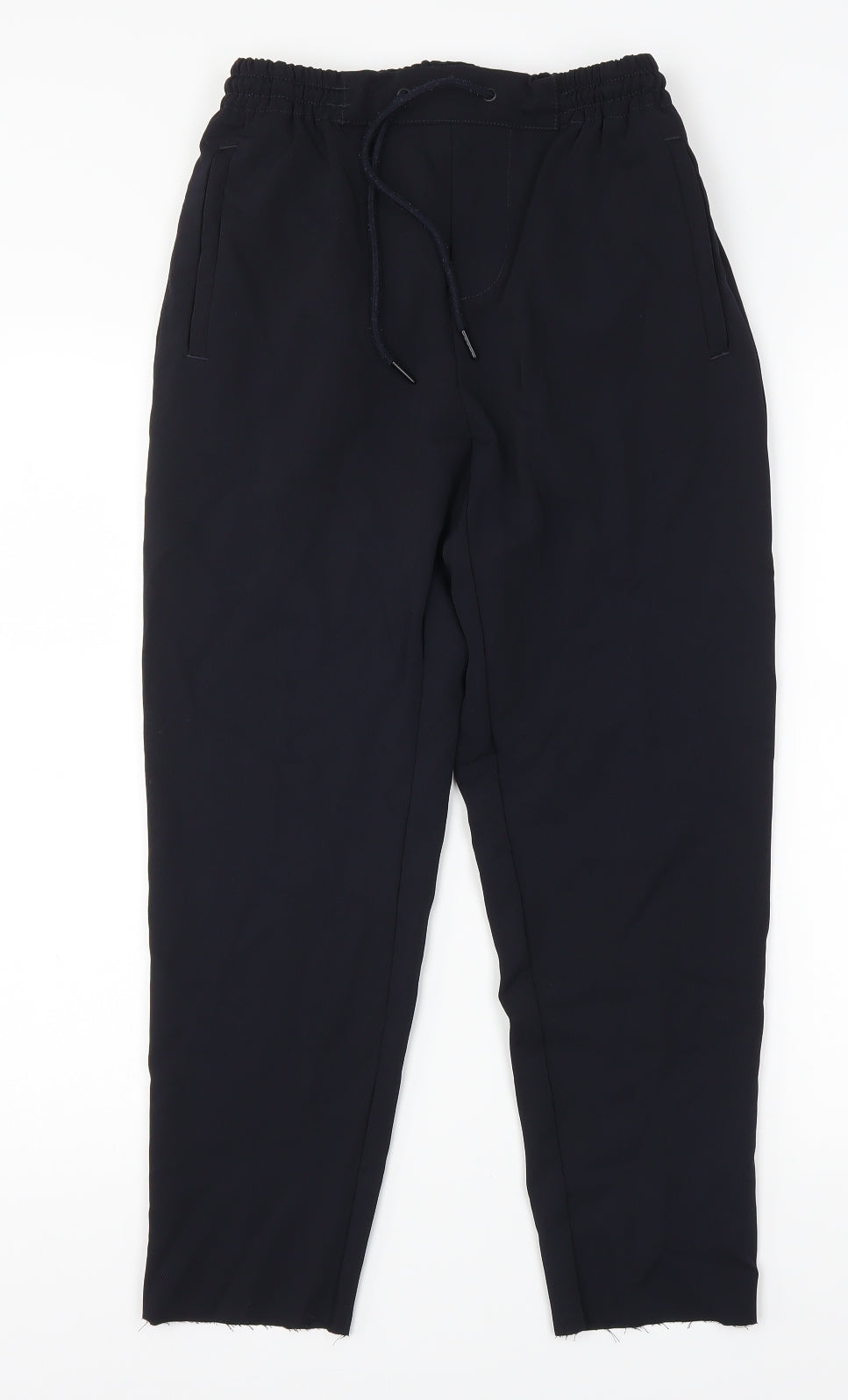 Womens UK Size XS Pull&Bear Regular Fit  Blue Trousers