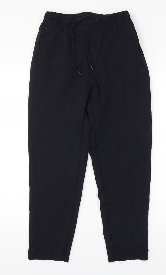Womens UK Size XS Pull&Bear Regular Fit  Blue Trousers