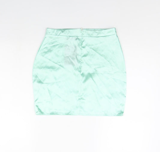 I SAW IT FIRST Womens Green   Mini Skirt Size 10