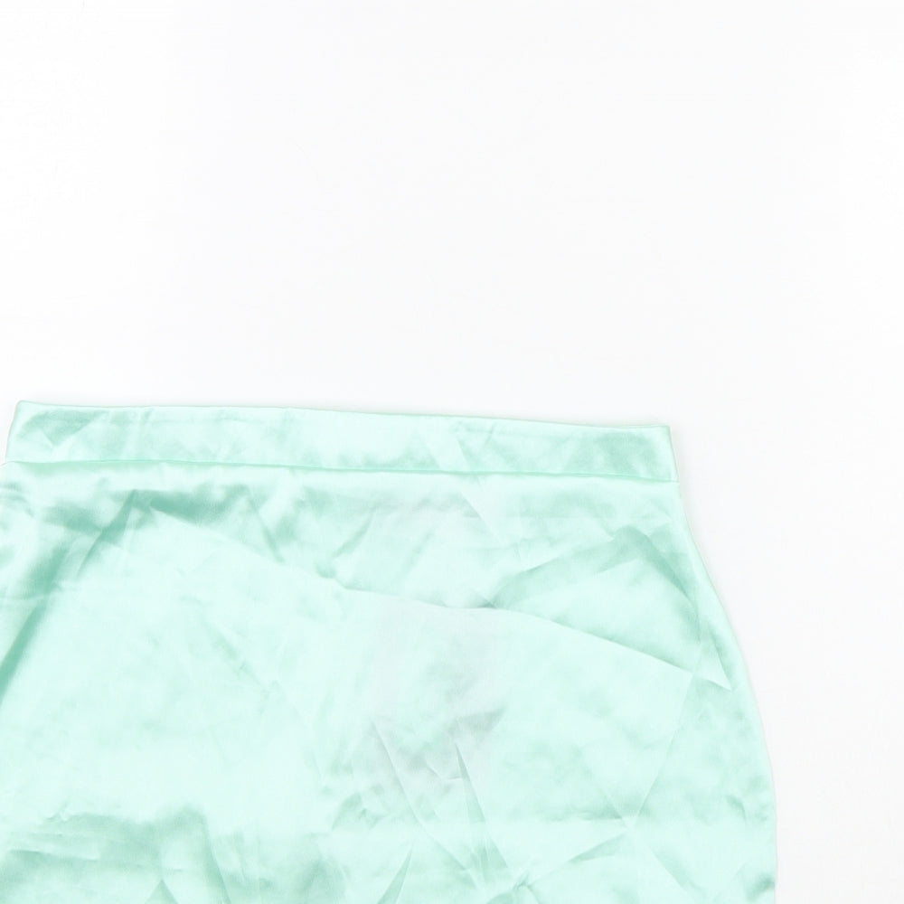 I SAW IT FIRST Womens Green   Mini Skirt Size 10
